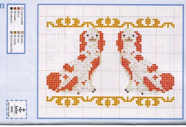 Schema punto croce Idee 64