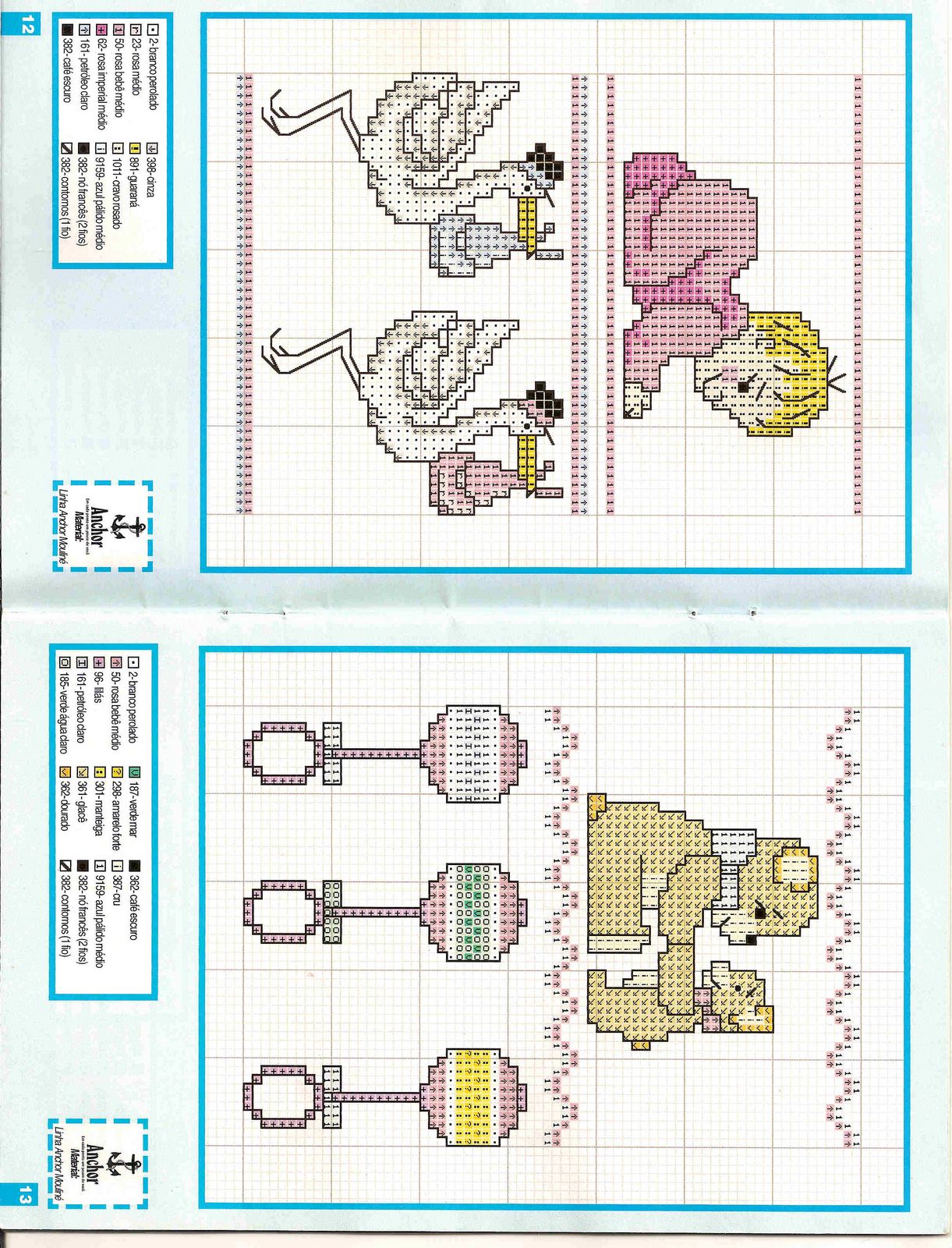 Schema punto croce Idee Infantili 05