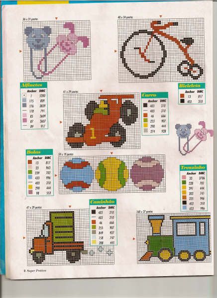 Schema punto croce Idee Infantili 49