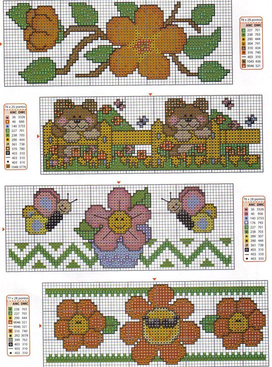Schema punto croce Idee Infantili 54