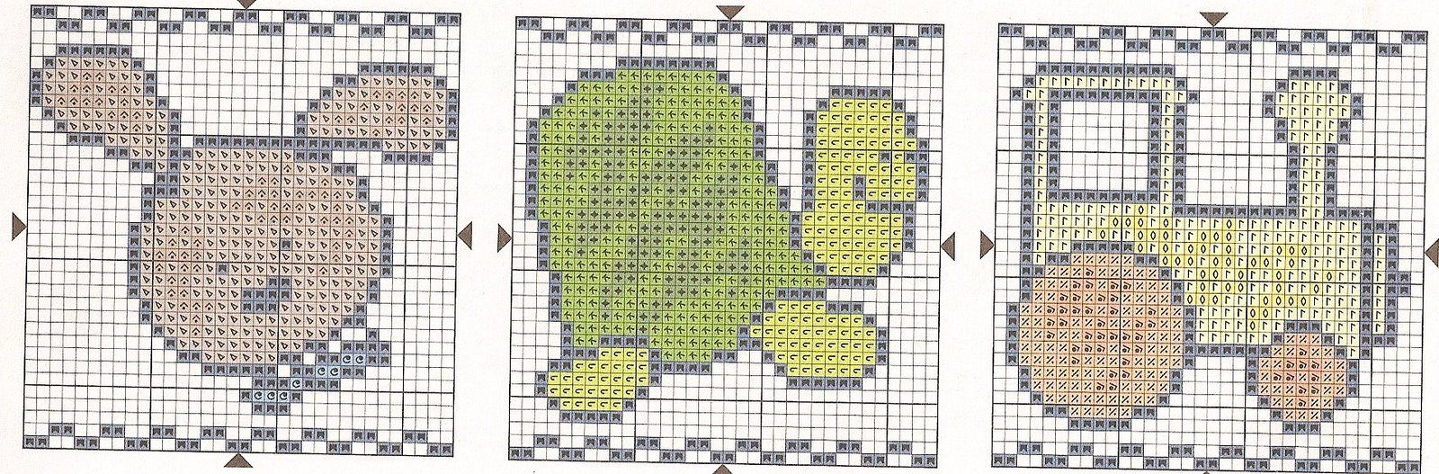 Schema punto croce Idee Infantili 56