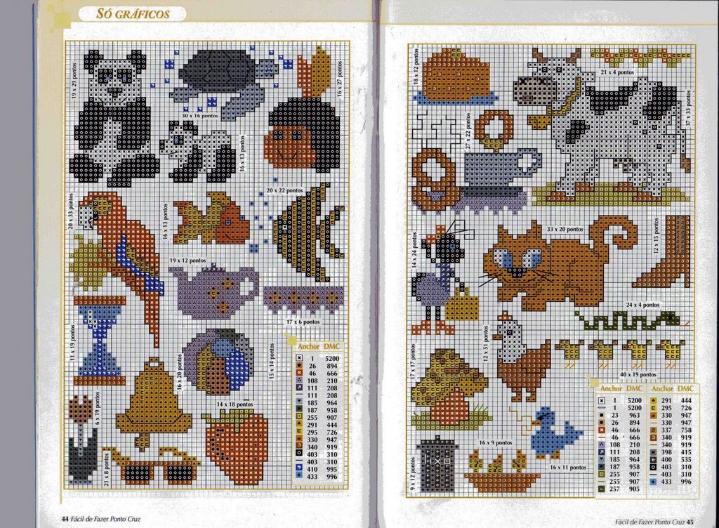 Schema punto croce Idee Infantili 82