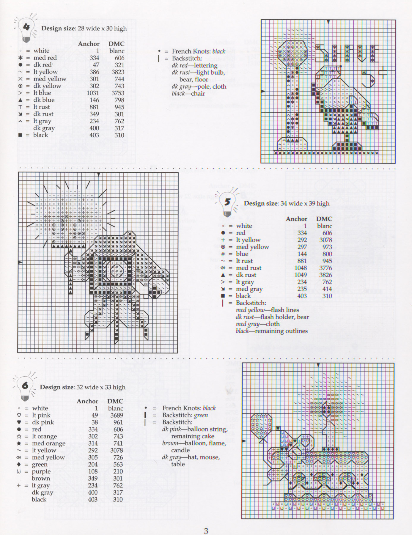 Schema punto croce Lighten Up 05