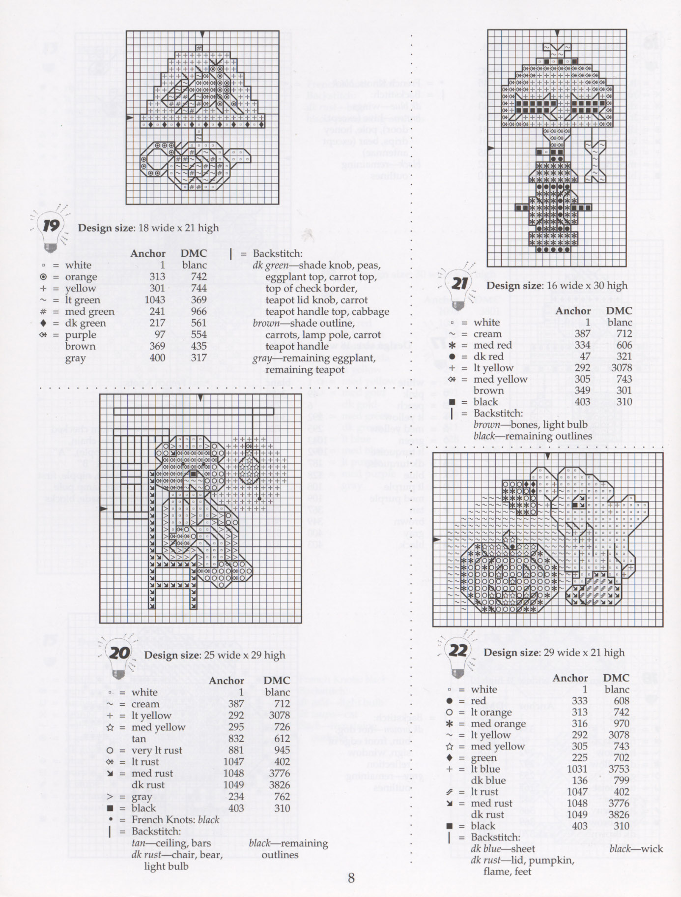 Schema punto croce Lighten Up 10