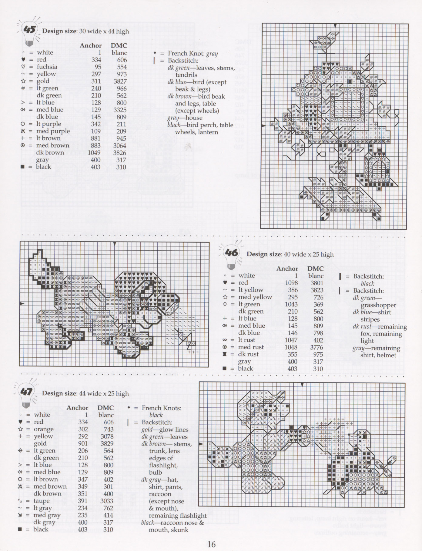 Schema punto croce Lighten Up 17