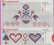 Schema punto croce Idee 405