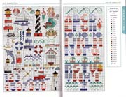 Schema punto croce Mare