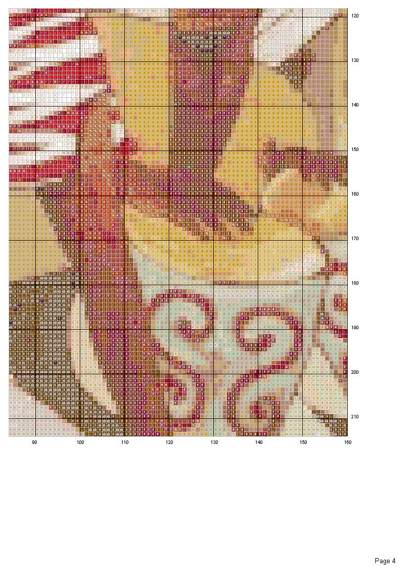 Schema punto croce Salsa Cafe 06