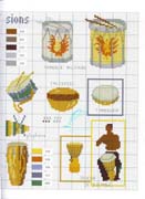 Schema punto croce Strumenti Musicali 42