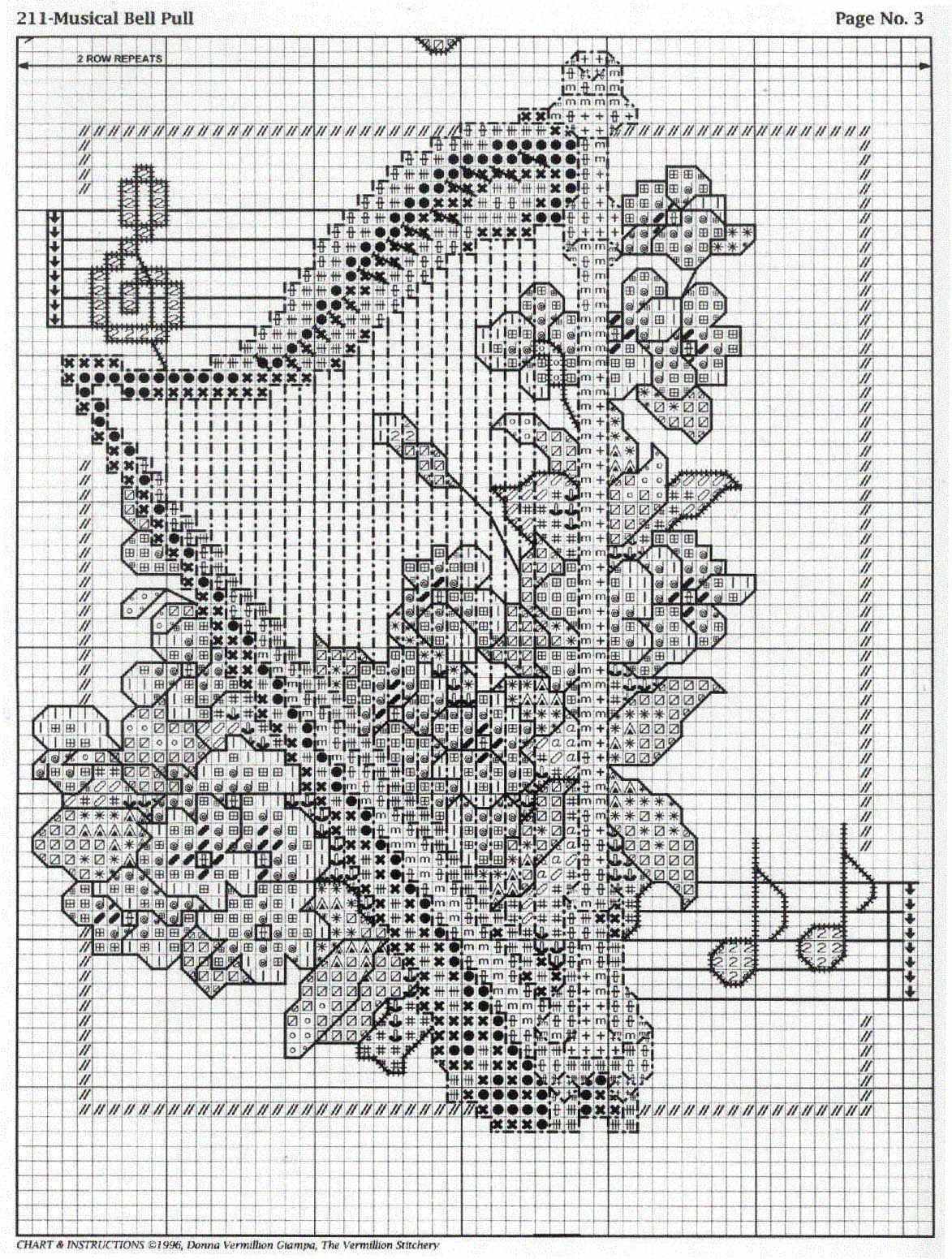 Schema punto croce Strumenti A Corde 05