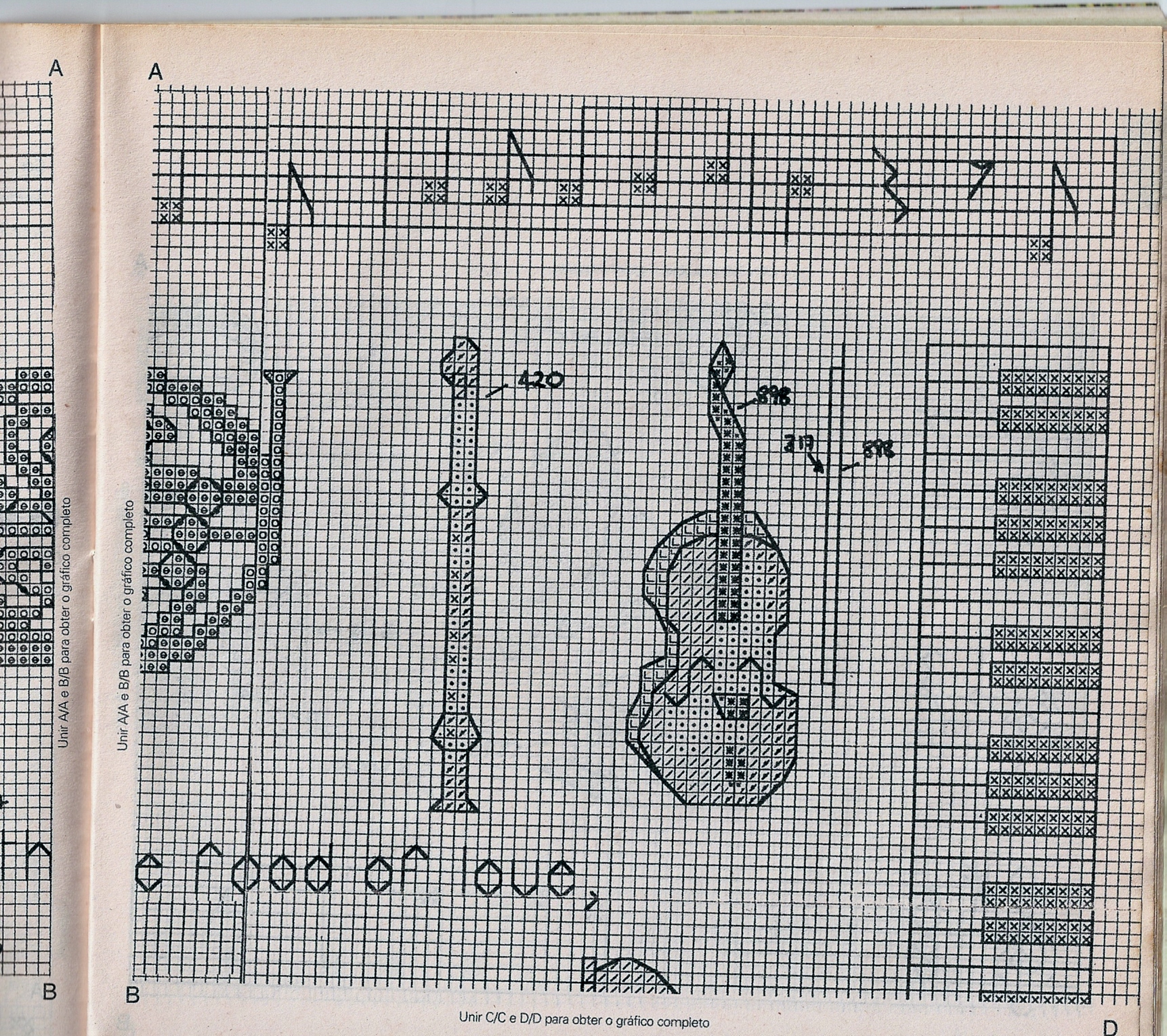 Schema punto croce Strumenti Musicali 18