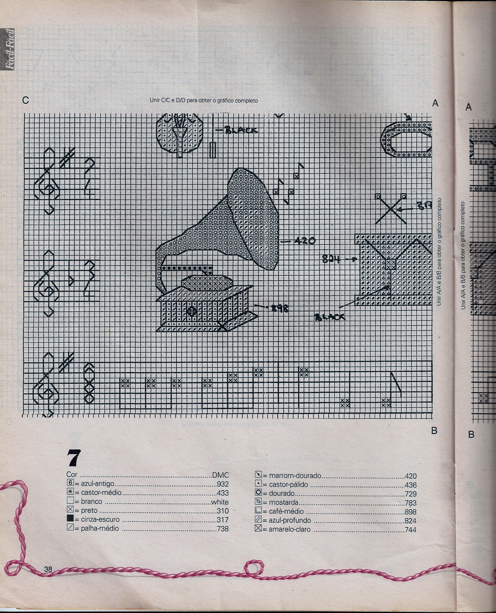 Schema punto croce Strumenti Musicali 20