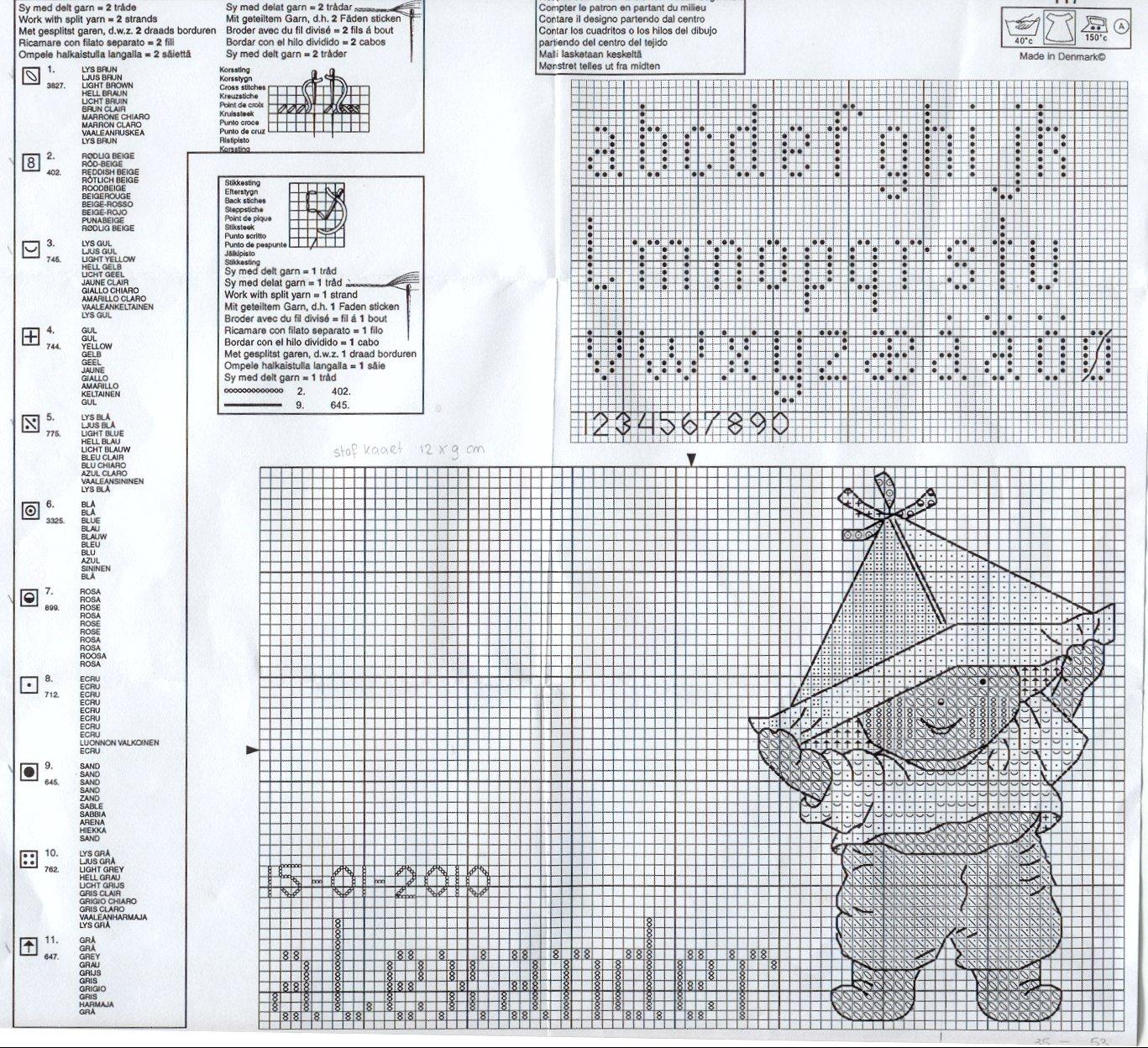 Schema punto croce Alexander 37b