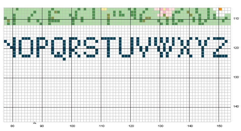 Schema punto croce Altalena 19d