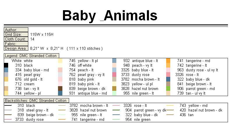 Schema punto croce Con Pelouche 20b