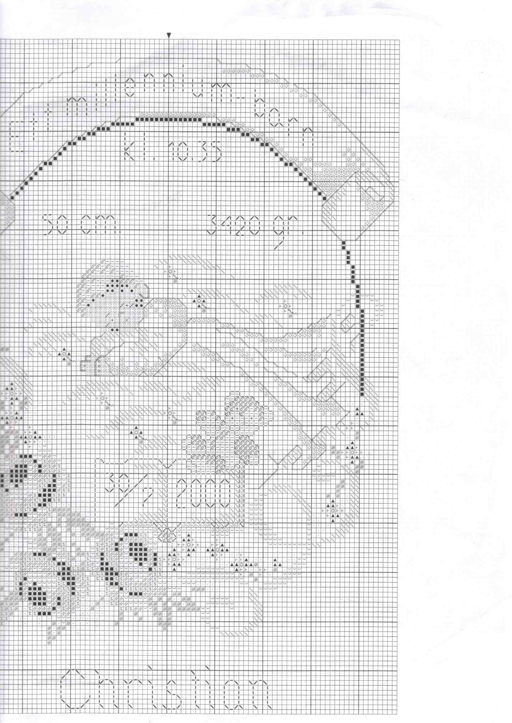 Schema punto croce Copenhagen 34c