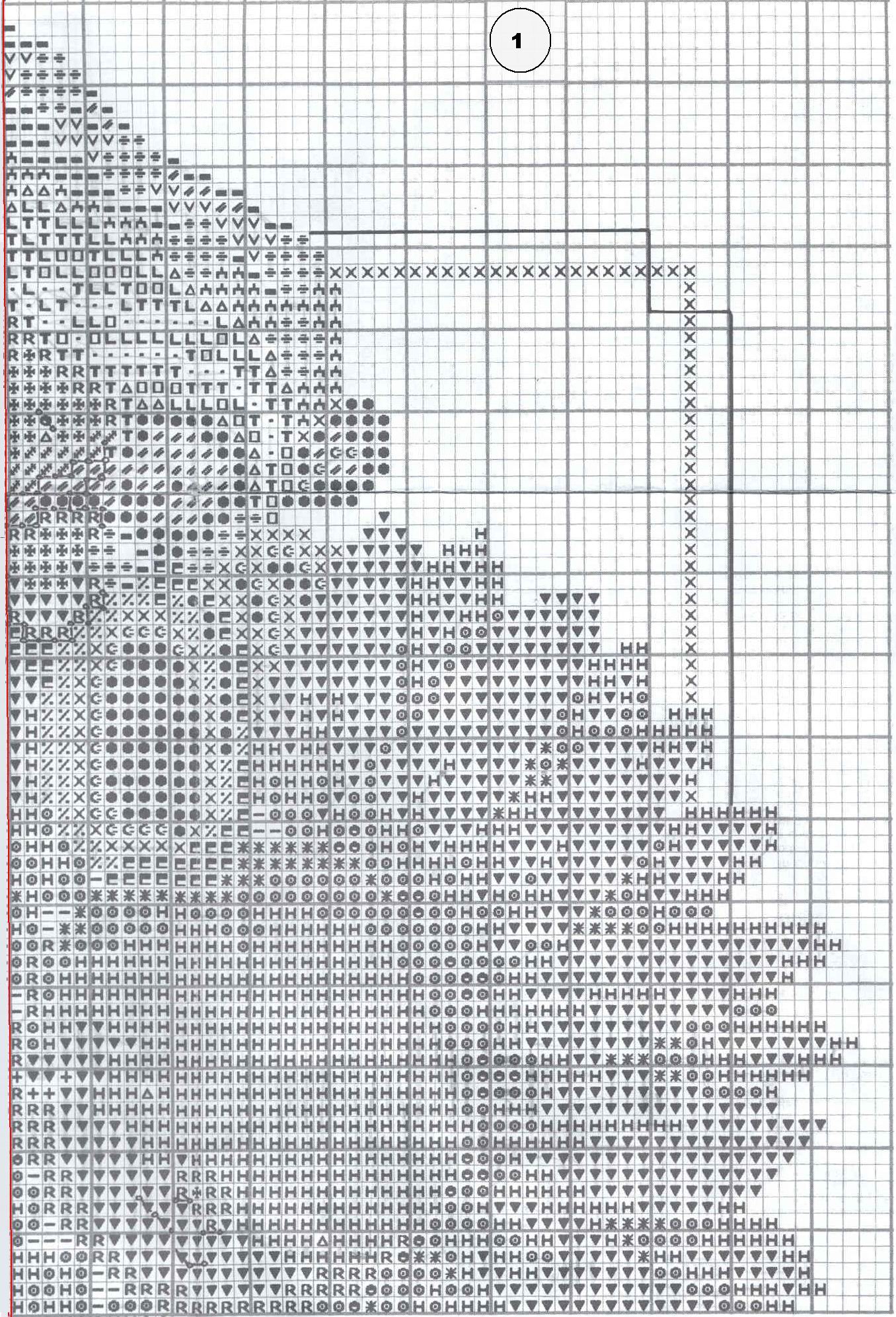 Schema punto croce Kimberly 51c