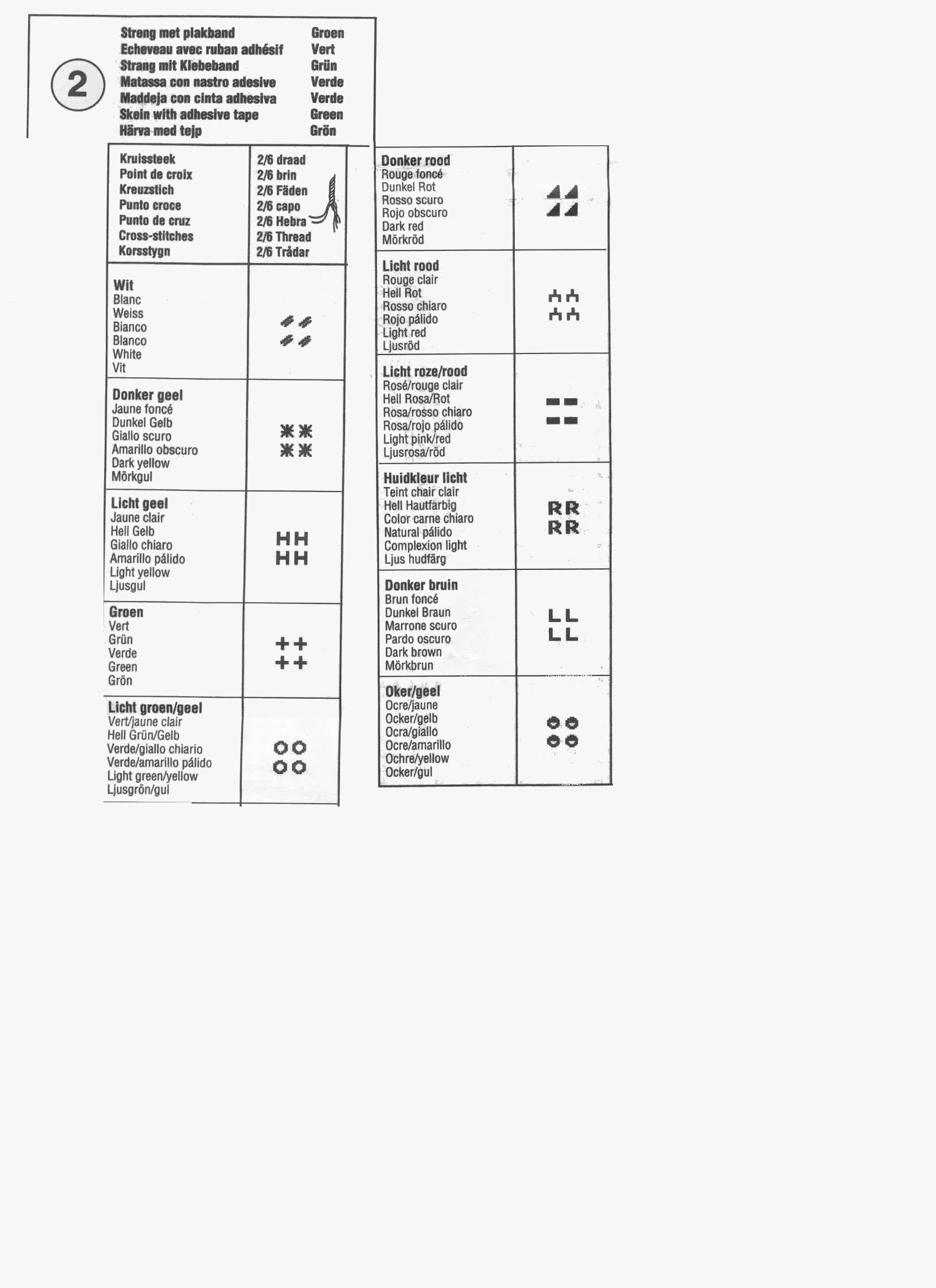 Schema punto croce Kimberly 51i