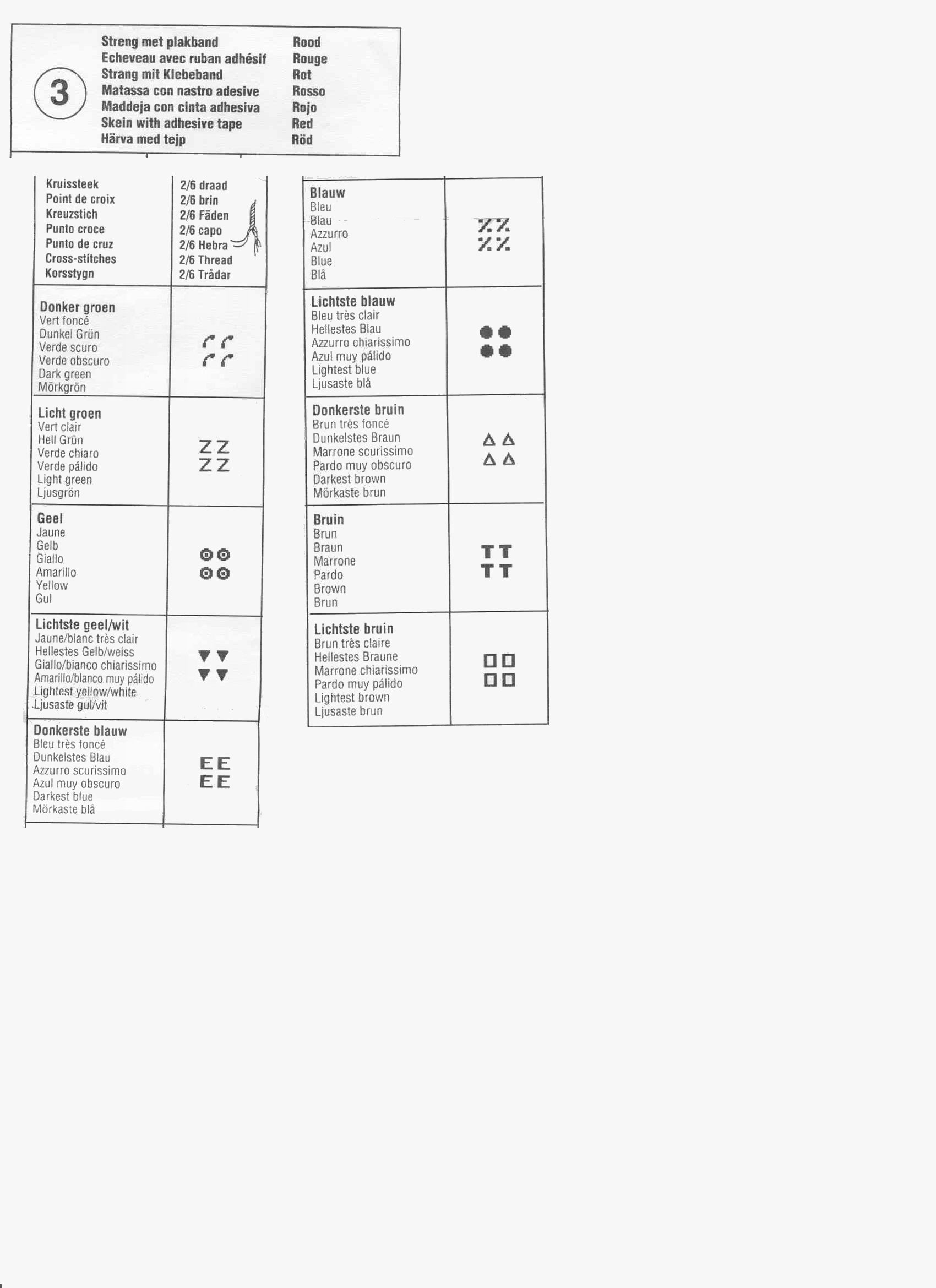 Schema punto croce Kimberly 51j