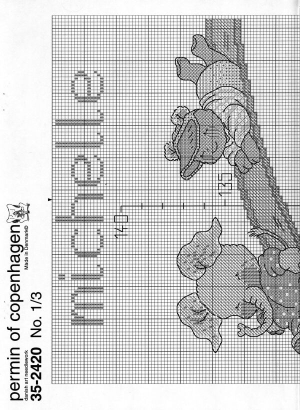 Schema punto croce Scivolo Serpentina 38b