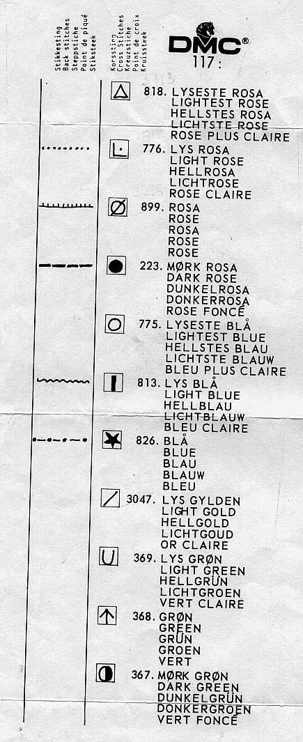 Schema punto croce Simboli 39d