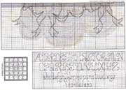 Schema punto croce In Culla 9d