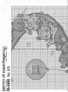 Schema punto croce Scivolo Serpentina 38d