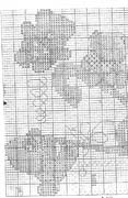 Schema punto croce Spilla Da Balia 48b