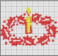 Schema punto a croce Natale 15