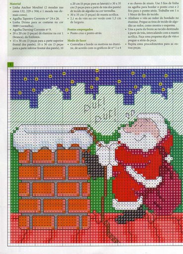 Schema punto croce Babbo-natale-7