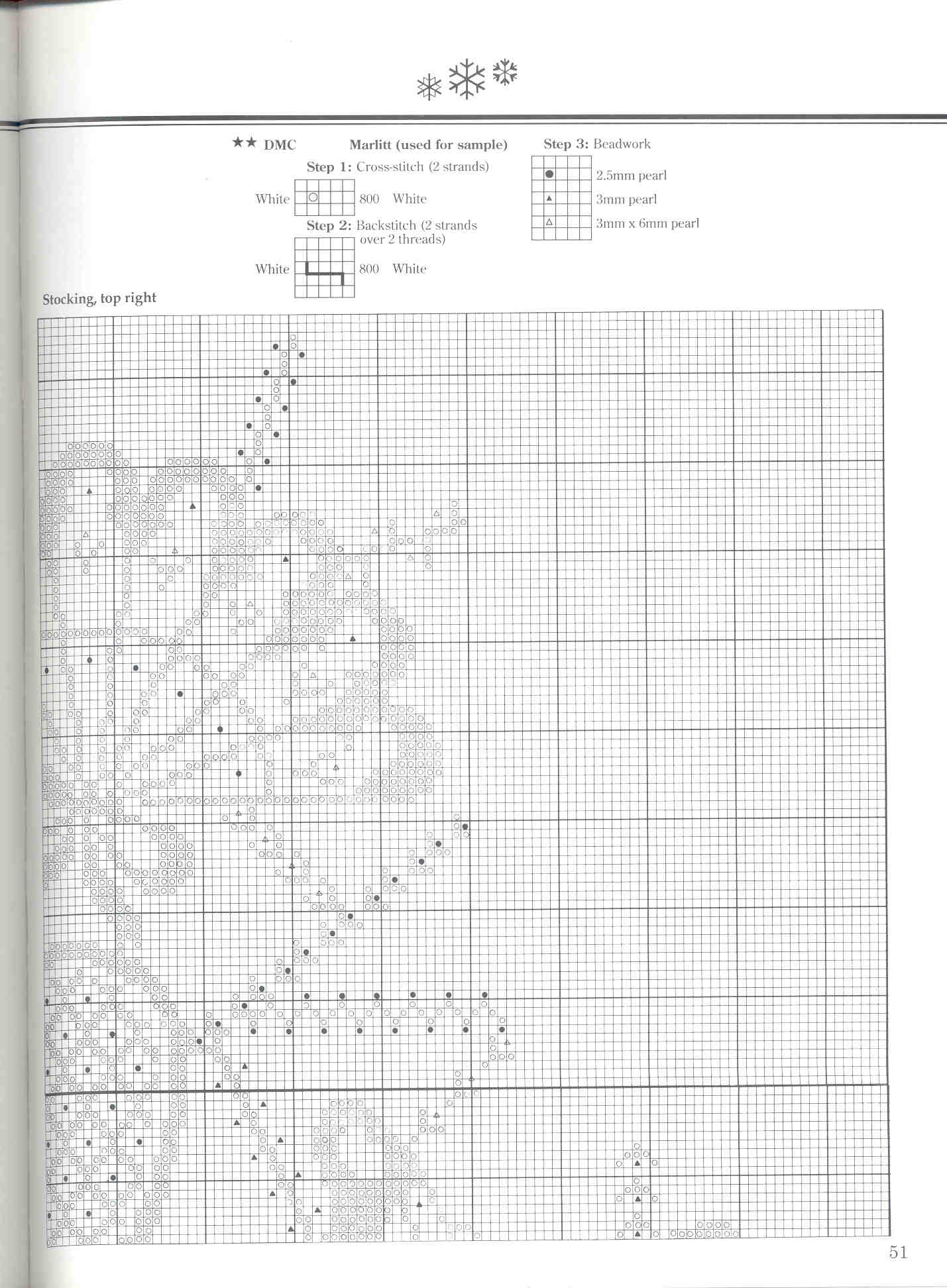 Schema punto croce Calza Monocolore 1f