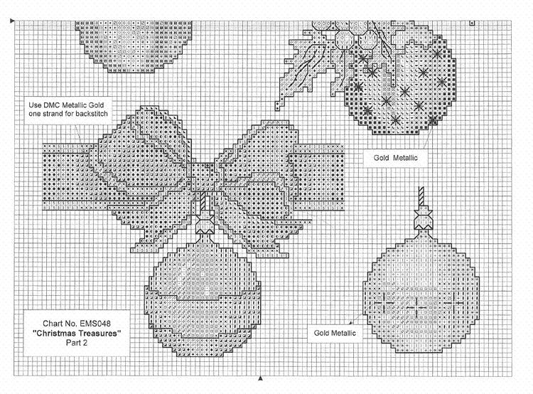 Schema punto croce Palle-albero-2