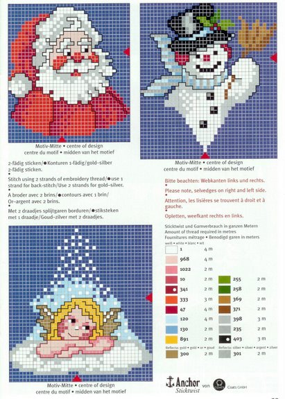 Schema punto croce Personaggi