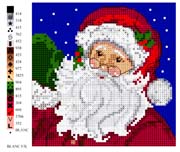 Schema punto croce Babbo Natale 7