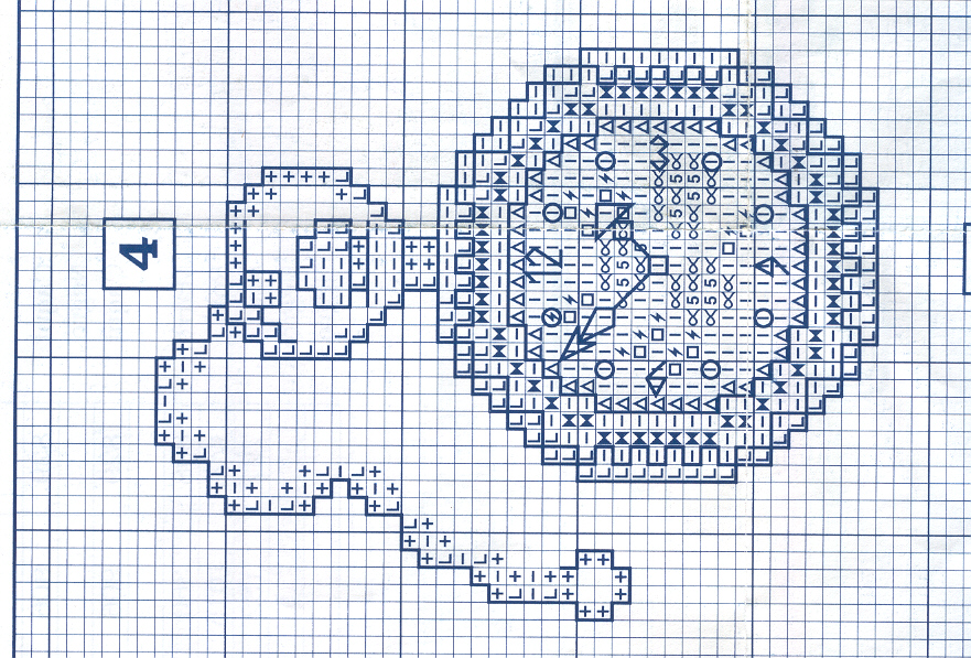 Schema punto croce Orologio Da Taschino