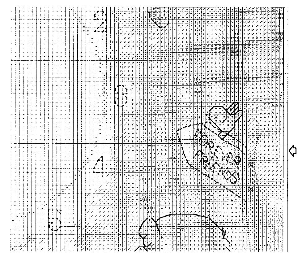 Schema punto croce Orologio Forevrefriends 1d