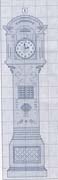 Schema punto croce Orologi Da Parete 1b