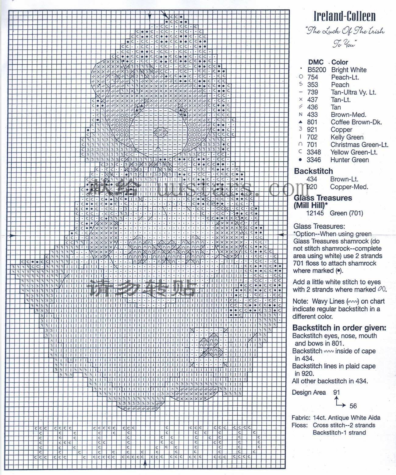 Schema punto croce Around The World 20