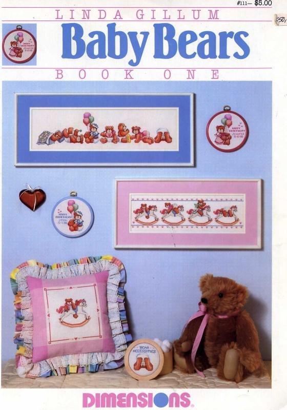 Schema punto croce Baby Bears 1