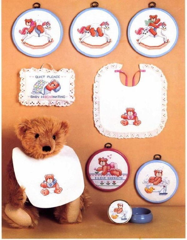 Schema punto croce Baby Bears 2