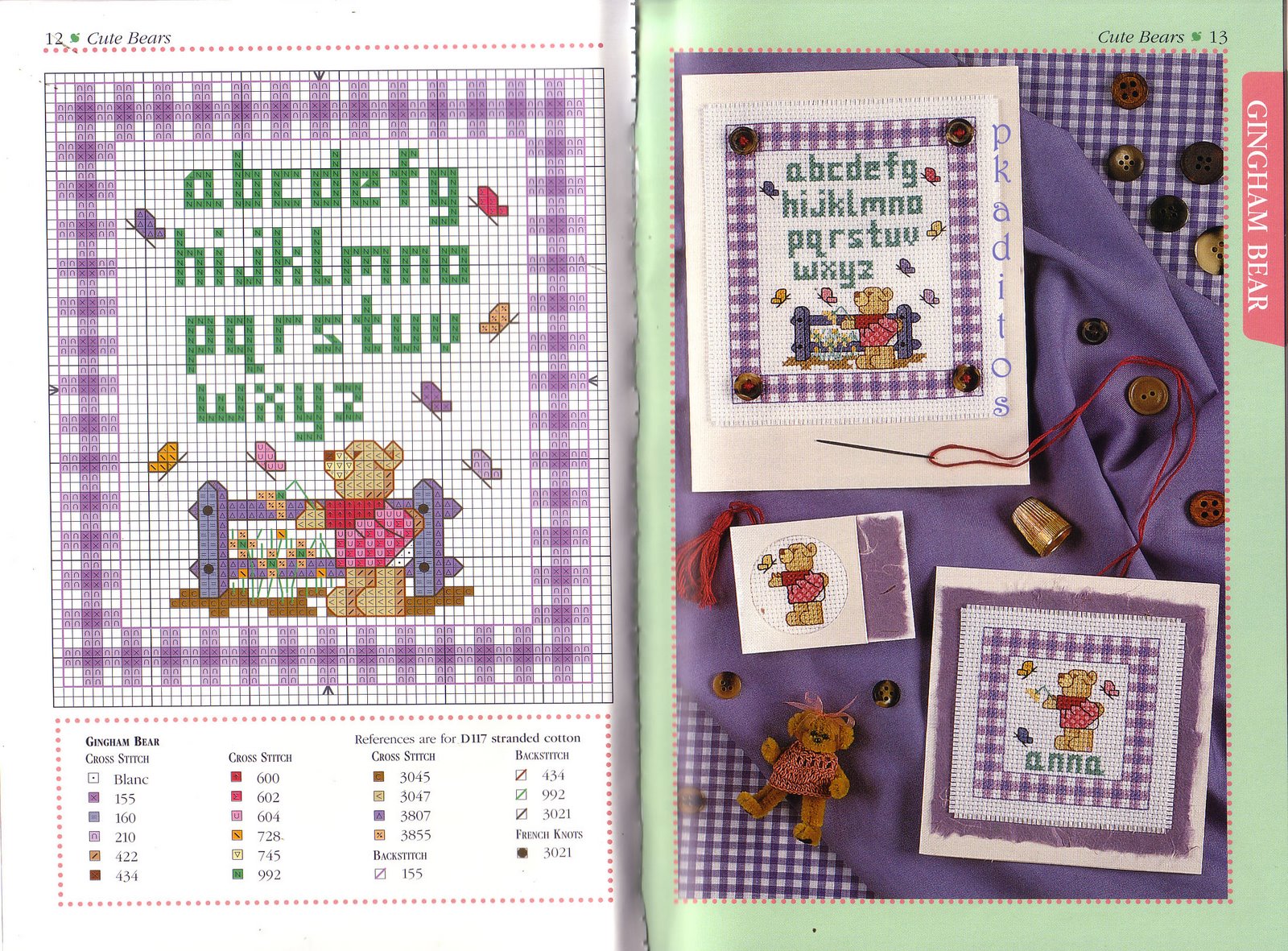 Schema punto croce Bears Cross Stitch 7