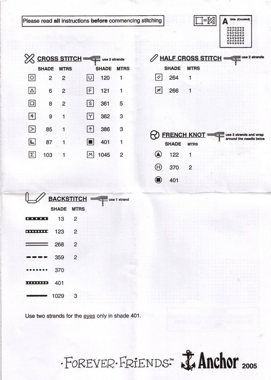 Schema punto croce Butterflies 4