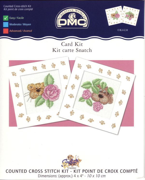 Schema punto croce Card Kit Bear 1