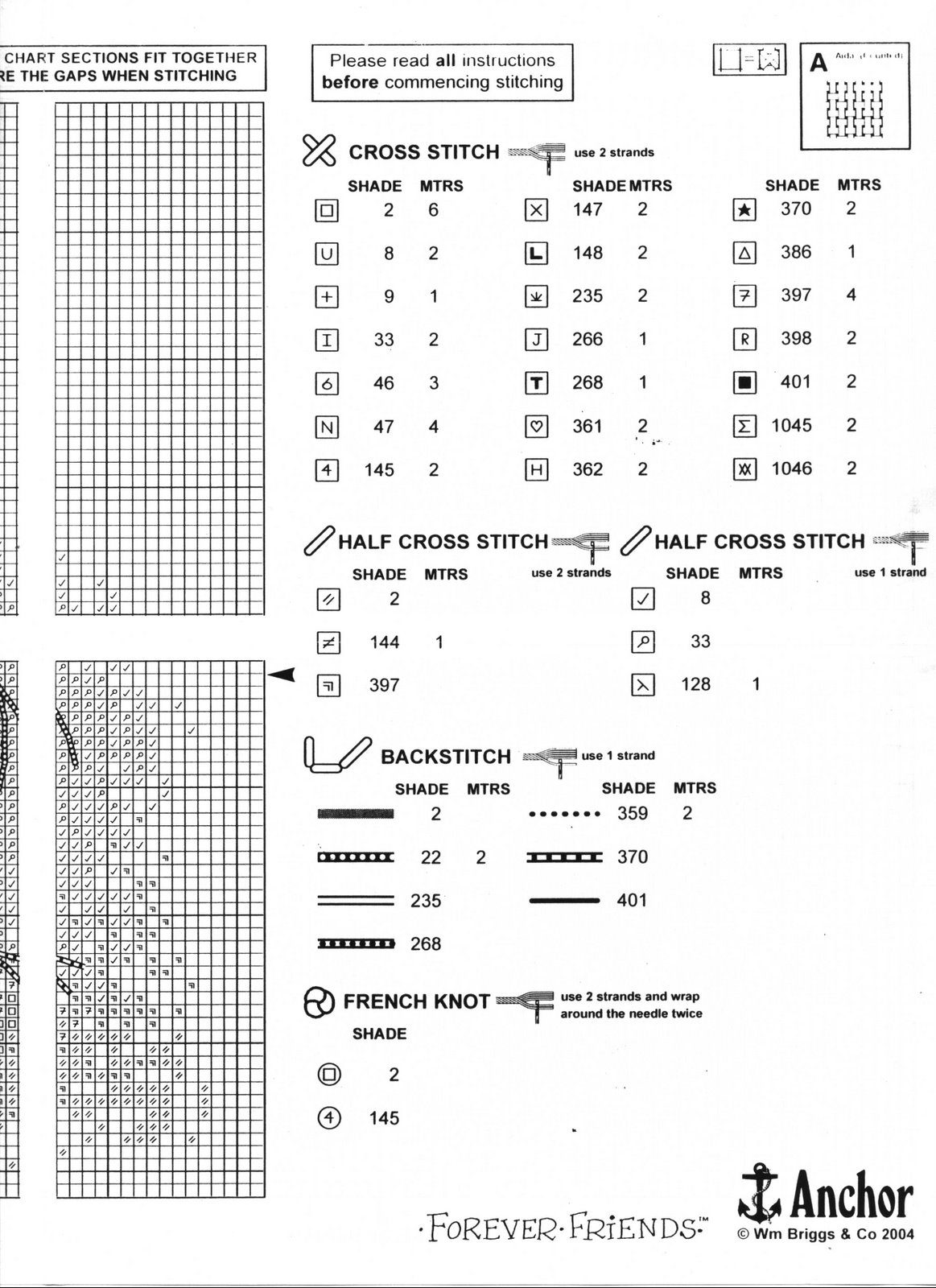 Schema punto croce Christmas Post 5