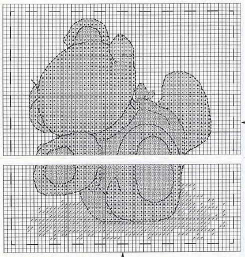 Schema punto croce Cuscino 3