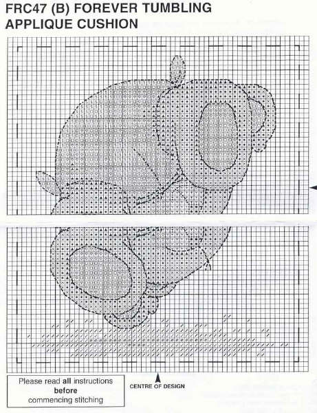 Schema punto croce Cuscino 5