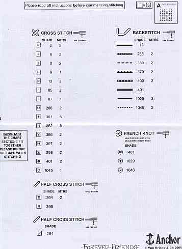 Schema punto croce Love And Kisses 4