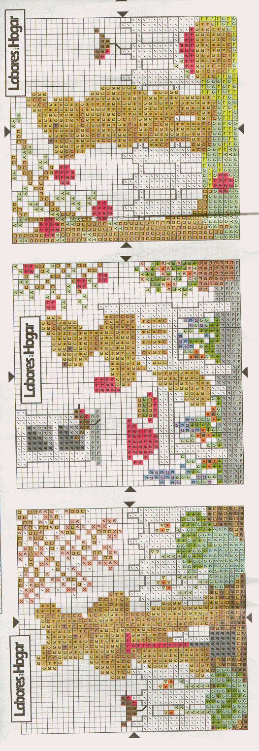 Schema punto croce Manta De Ositos 4