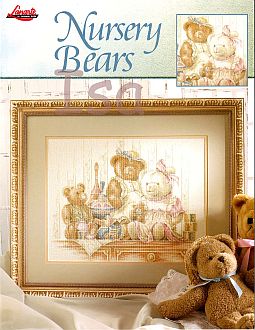 Schema punto croce Nursery Bears 8