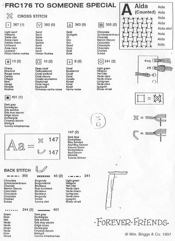 Schema punto croce Off To School 4